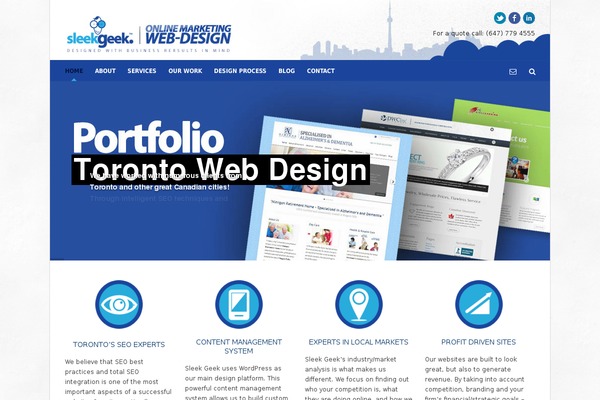 Pinpoint theme site design template sample