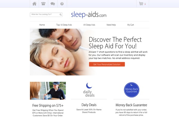 sleep-aids.com site used Sleep-aids.com