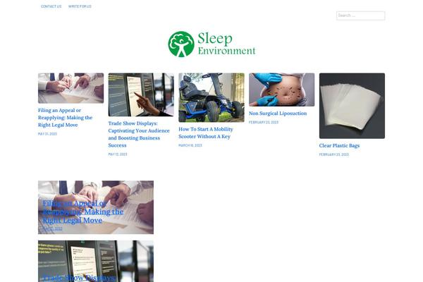 sleep-environment.org site used PixaTres