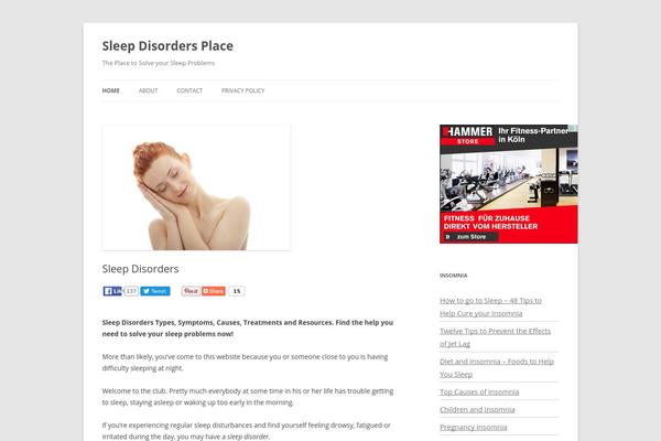 Twenty Twelve theme site design template sample