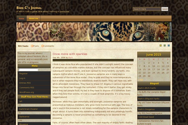sleepingjaguars.com site used Dark-effect