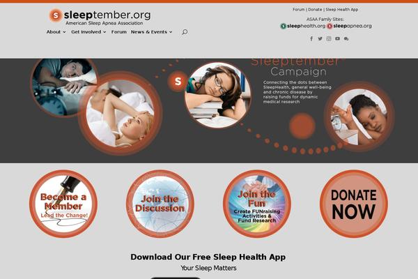 sleeptember.org site used Divi-child_01-23-2017