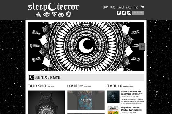 sleepterrorclothing.com site used Sleepterror