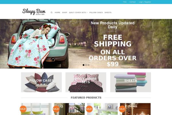 Flatsome theme site design template sample