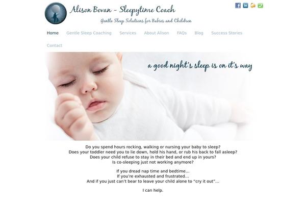 WordPress website example screenshot