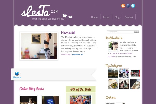 slesta.com site used Daily Edition