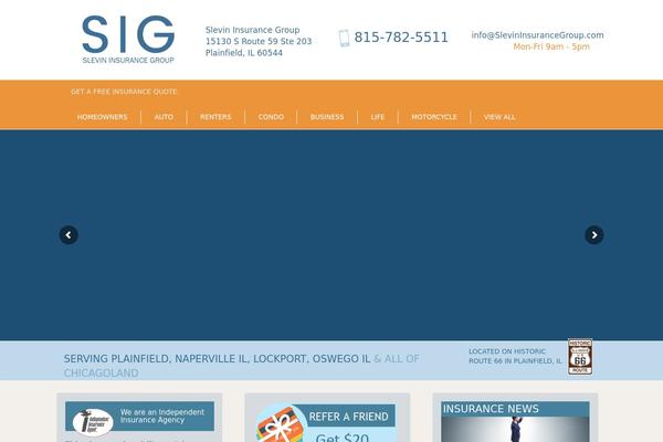 slevininsurancegroup.com site used Netelevation