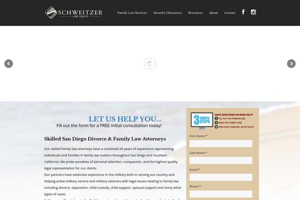 WordPress website example screenshot