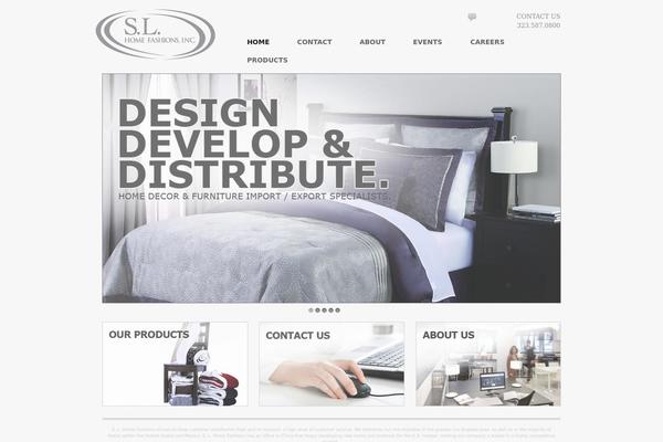 Custom theme site design template sample