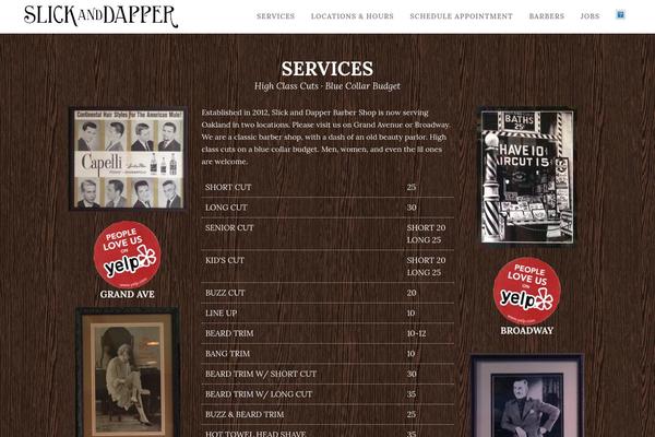 Bridge theme site design template sample
