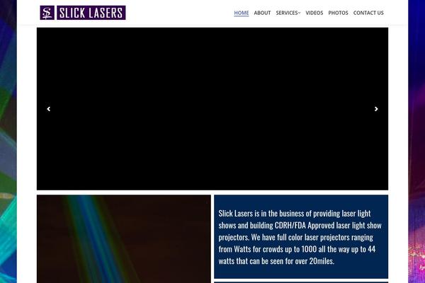 slicklasers.com site used The7