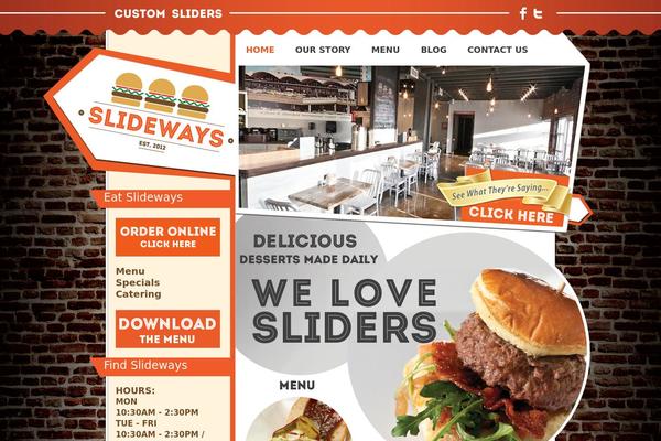 slidewaysrestaurant.com site used Slider