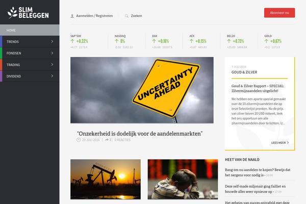 slimbeleggen.nl site used Slimbeleggen