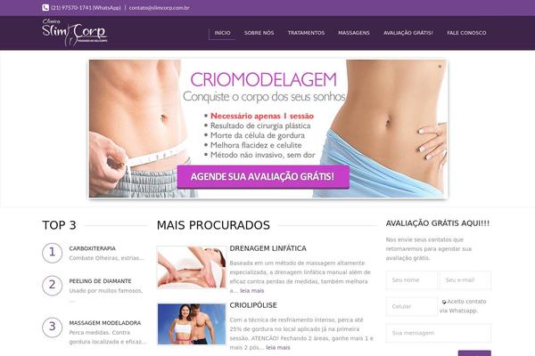 slimcorp.com.br site used Slimcorptema