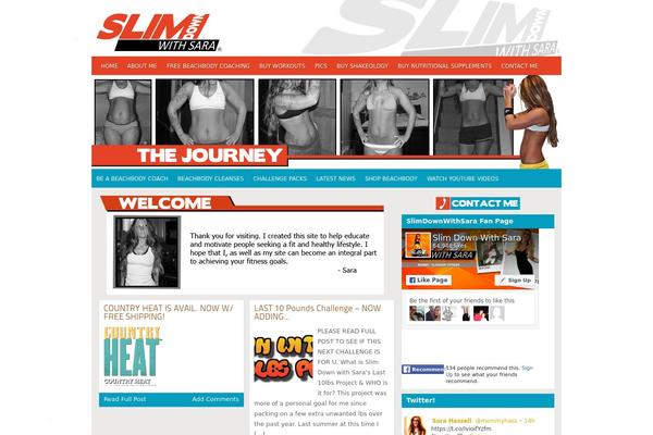slimdownwithsara.com site used Katana