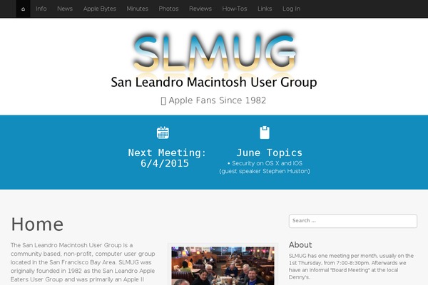 slmug.org site used Ward-child