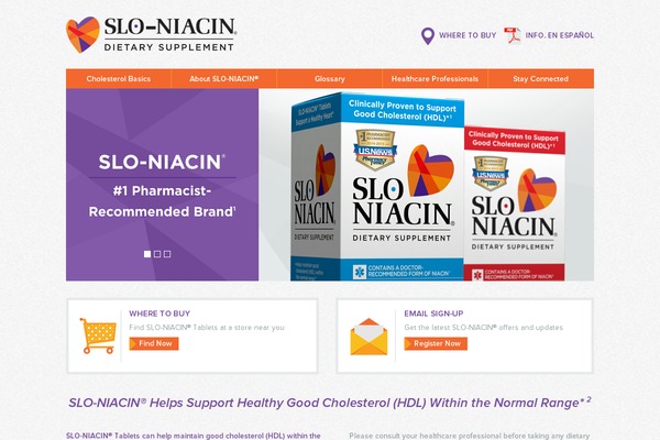 slo-niacin.com site used Sloniacin