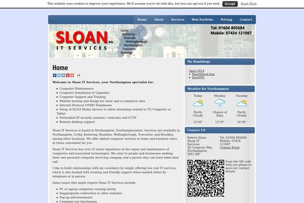 sloan.biz site used Zeestylepro