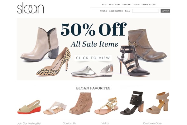 sloan theme websites examples