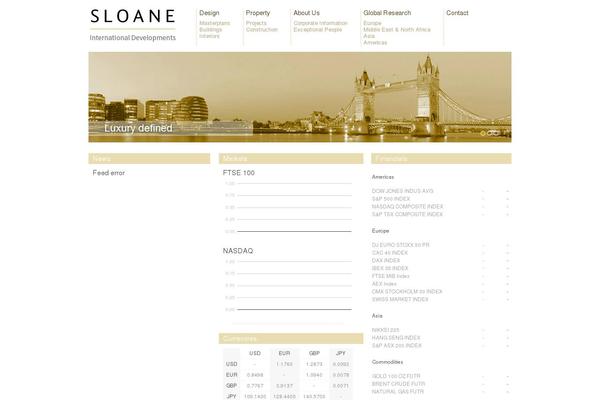 Sloane theme websites examples