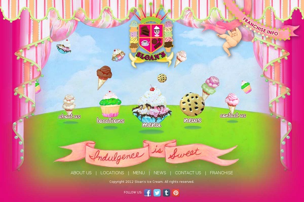 sloansicecream.com site used Blurmedia