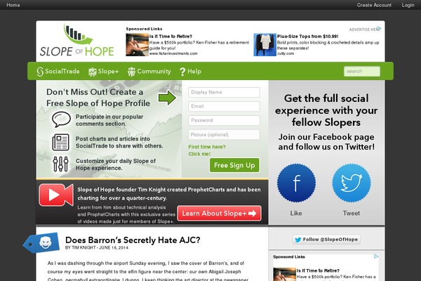 slopeofhope.com site used Slope-of-hope