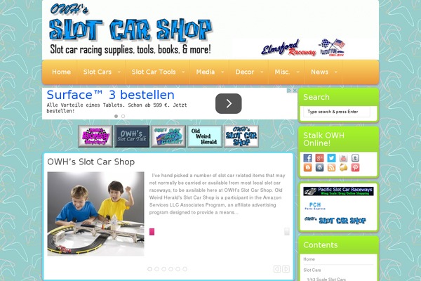 slot-car-shop.com site used Sparklestore-pro