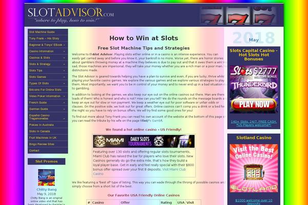 slotadvisor.com site used QuickStrap
