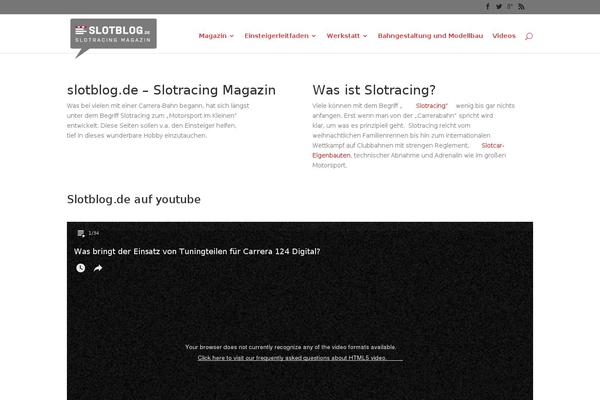 Divi theme site design template sample
