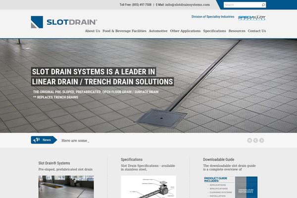slotdrainsystems.com site used Slotdrain
