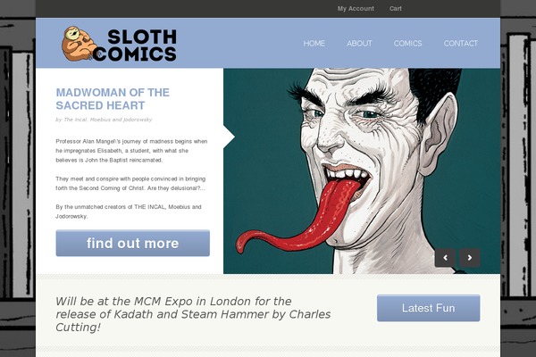 slothcomics.co.uk site used Sloth