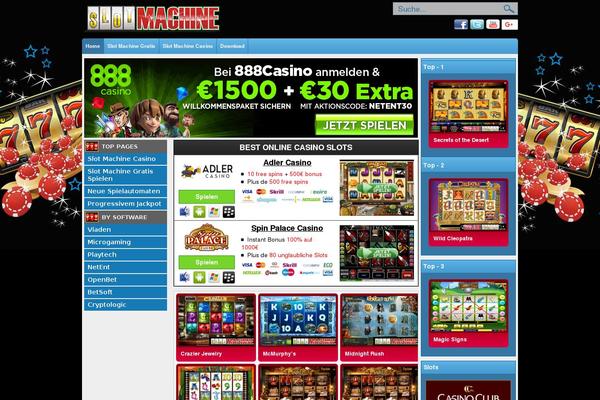 slotmachine.de site used Slot