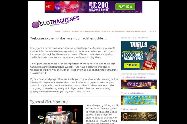 slotmachines.org.uk site used Blogpress-codebase