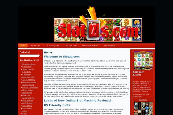 slotzs.com site used Slotzsv3