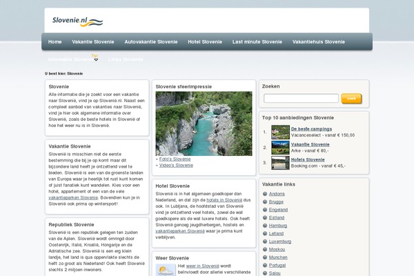 WordPress website example screenshot