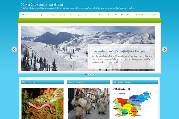 slovenijanadlani.si site used Travel Agency