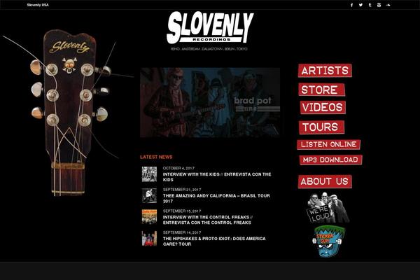 slovenly.com site used Enfold-slv