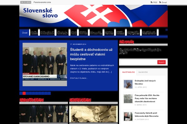 slovenskeslovo.sk site used Slovenskeslovo