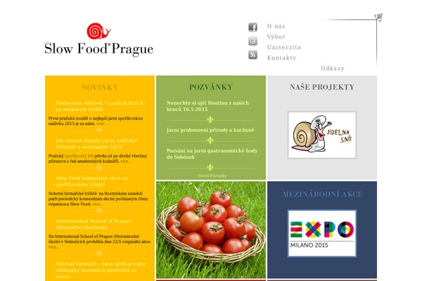 Slowfood theme site design template sample