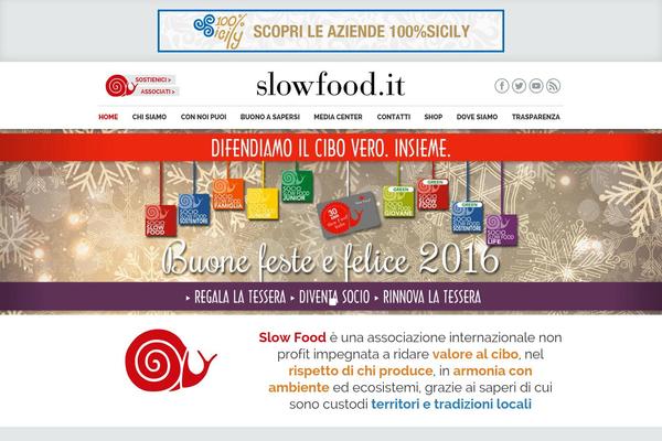 slowfood.it site used Slowfood-it