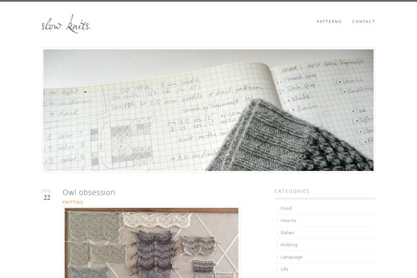 The Cotton theme site design template sample