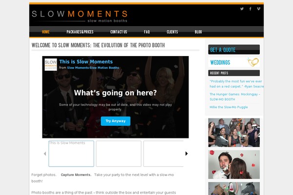 slowmoments.net site used Sportypro