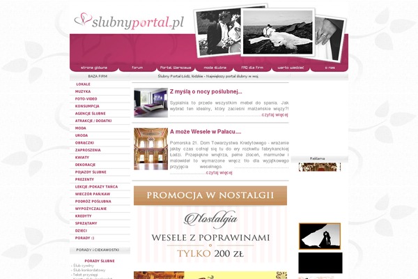 slubnyportal.pl site used Ugly
