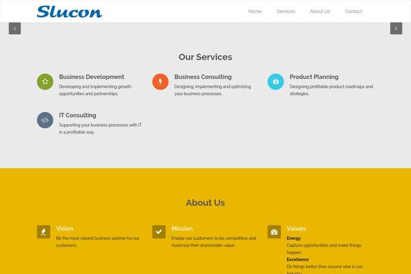 slucon.com site used Starter
