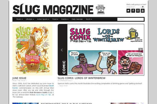 slugmag.com site used Slug-theme