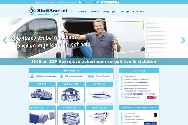 sluitsnel.nl site used Sluitsnel