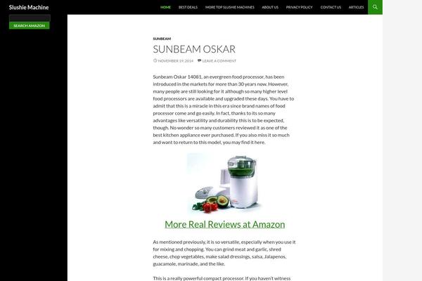 Twenty Fourteen theme site design template sample