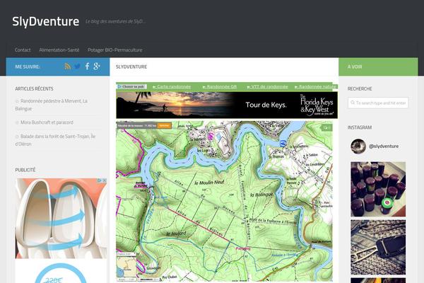 Hueman theme site design template sample