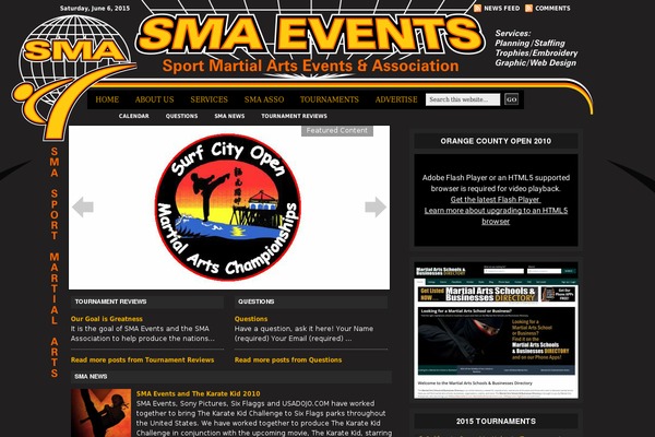 Site using Featured Content Gallery plugin