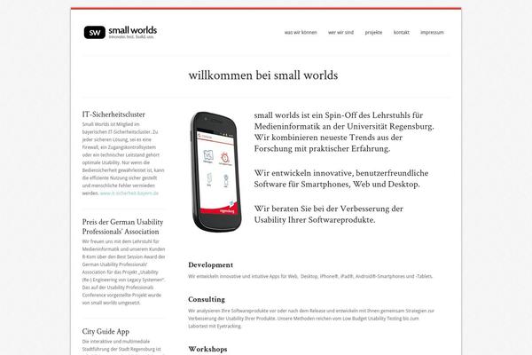 WordPress website example screenshot